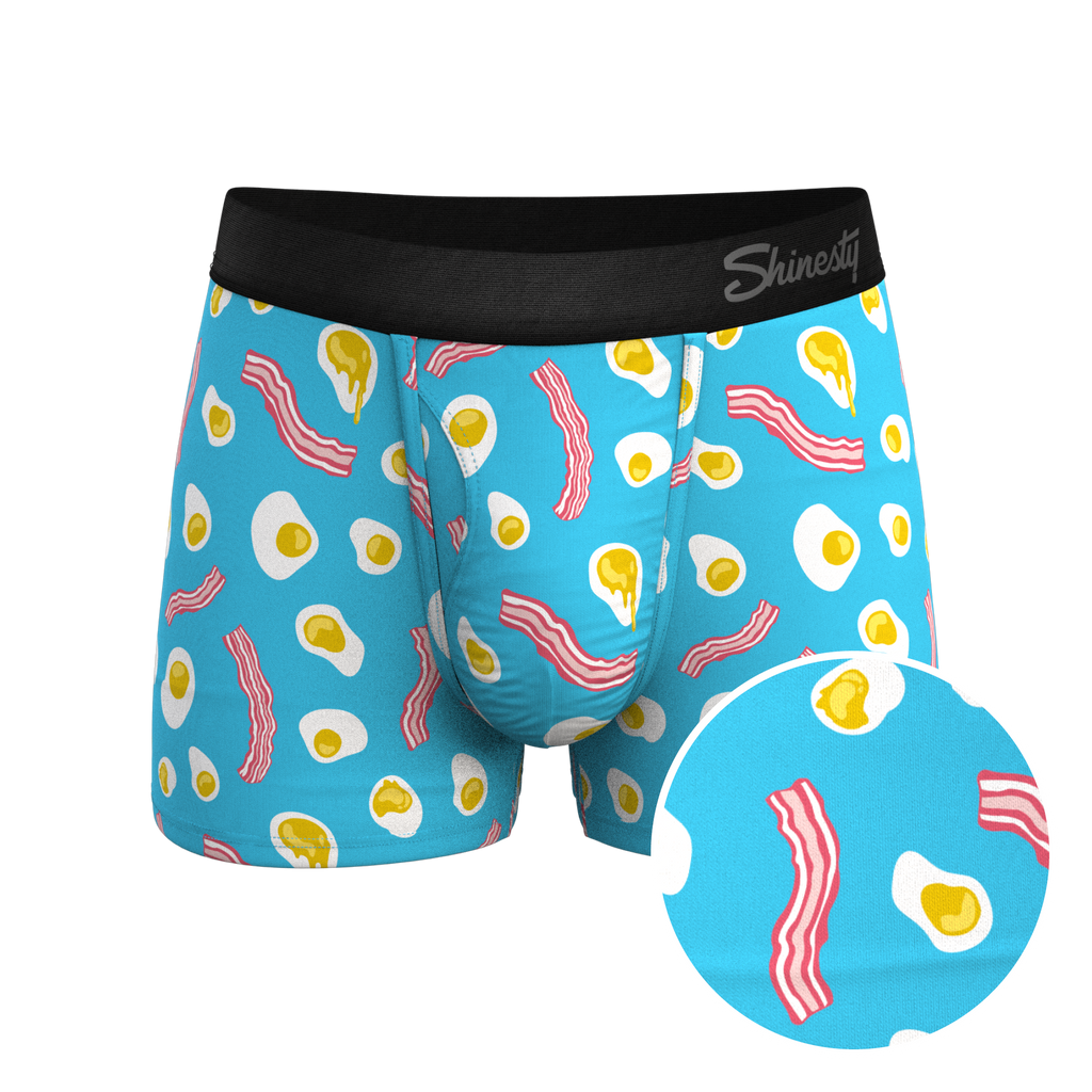 The Wakey Wakey | Eggs and Bacon Ball Hammock® Pouch Trunks Underwear - Shinesty
