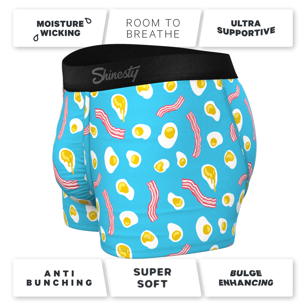 The Wakey Wakey | Eggs and Bacon Ball Hammock® Pouch Trunks Underwear - Shinesty