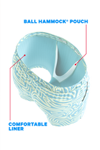 The Water Park | Neon Abstract Line Ball Hammock® Pouch 8" Swim Trunks - Shinesty