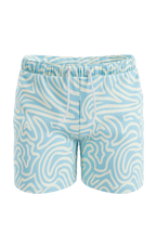 The Water Park | Neon Abstract Line Ball Hammock® Pouch 5" Swim Trunks - Shinesty