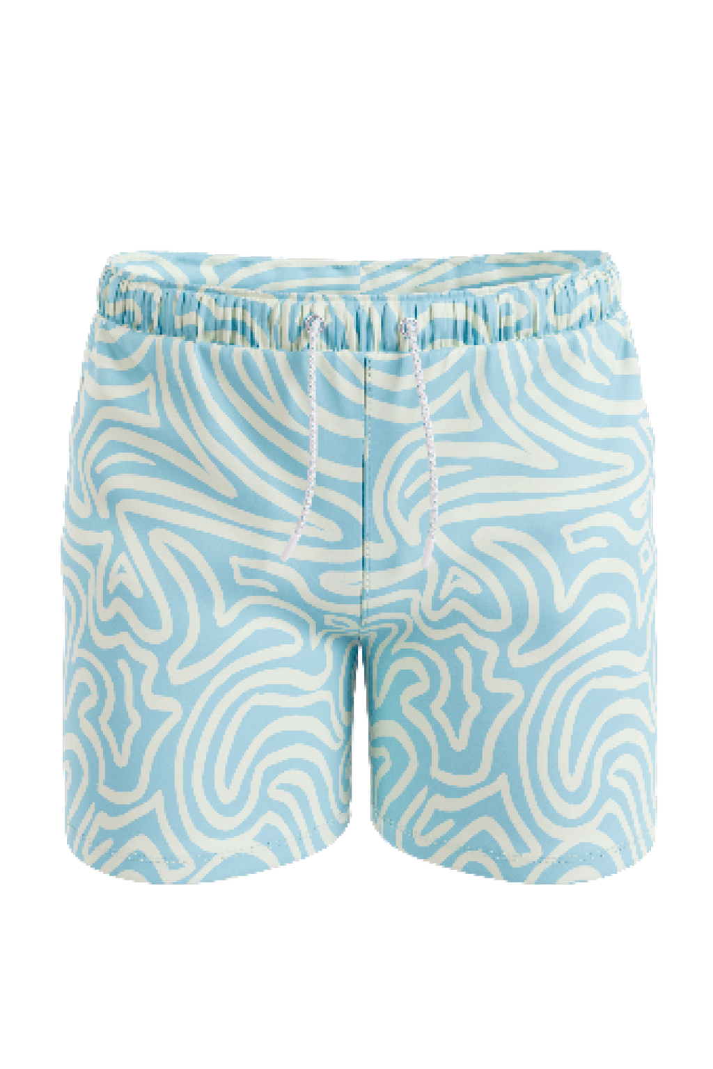 The Water Park | Neon Abstract Line Ball Hammock® Pouch 8" Swim Trunks - Shinesty