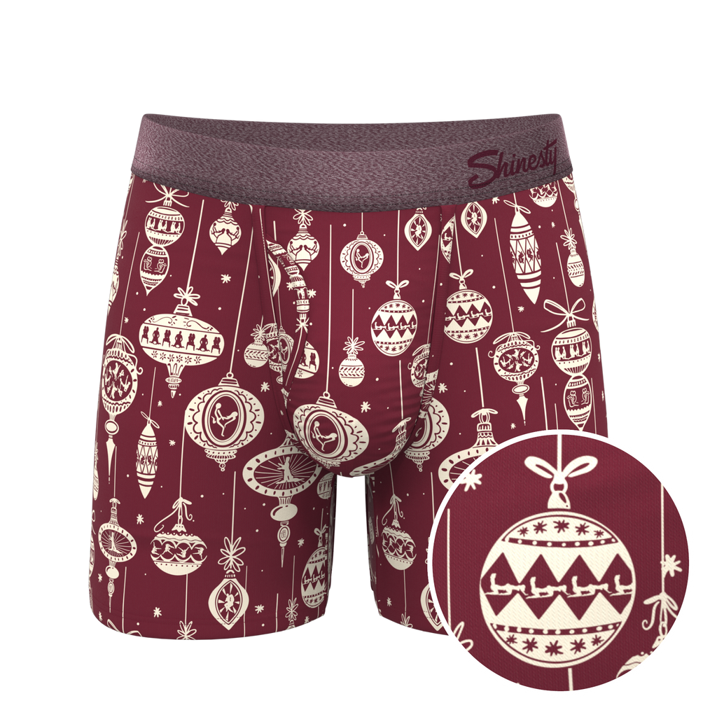 The Well Hung | Naughty Ornament Ball Hammock® Pouch Underwear With Fly - Shinesty