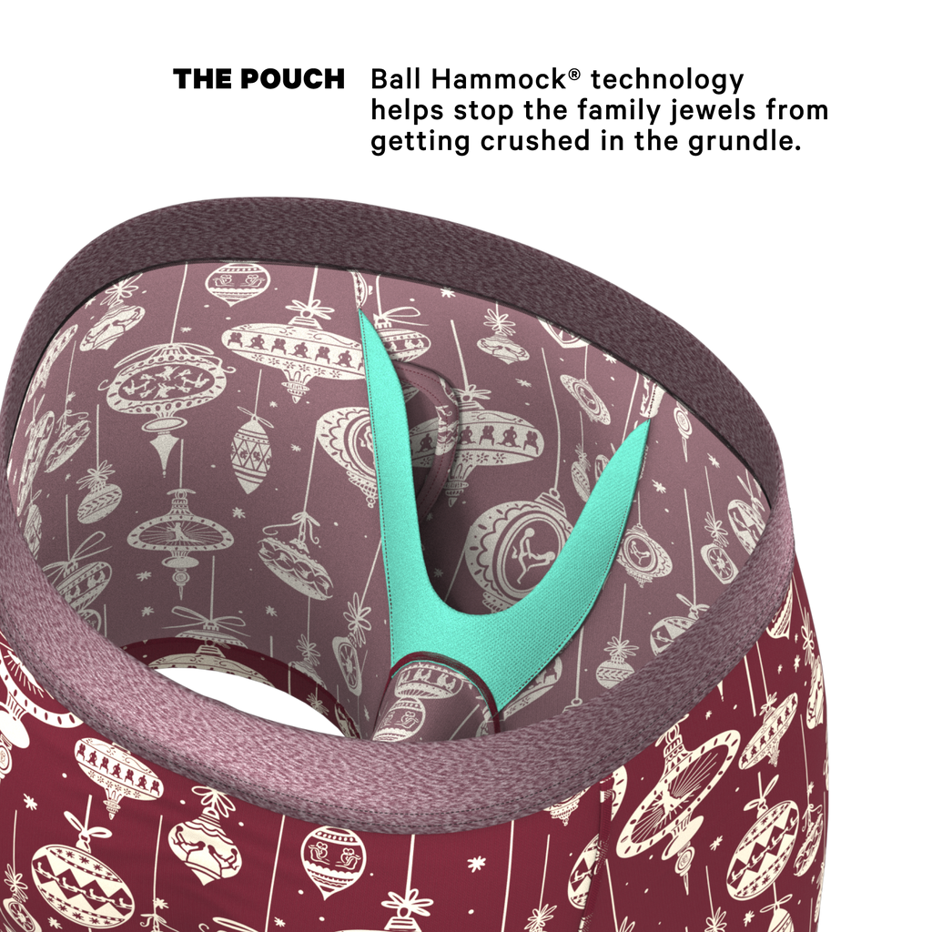 The Well Hung | Naughty Ornament Ball Hammock® Pouch Underwear With Fly - Shinesty