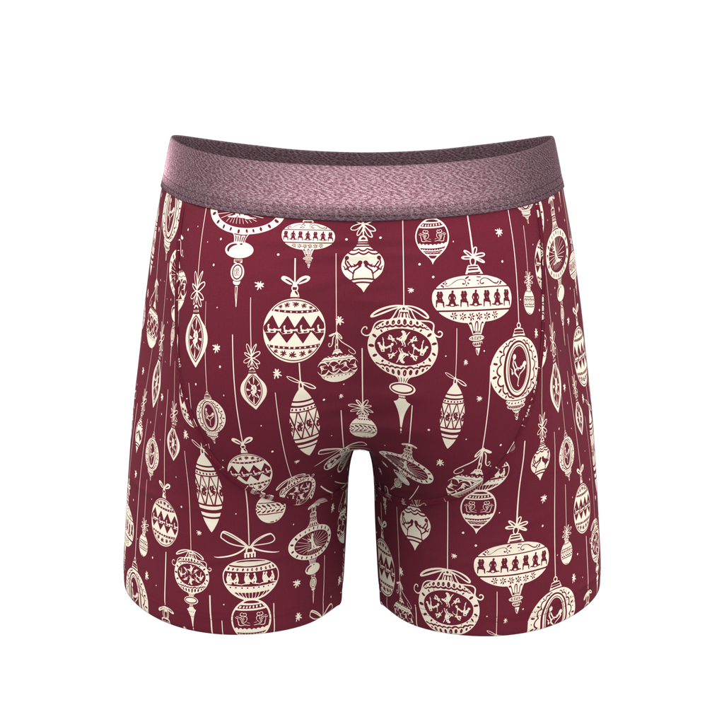 The Well Hung | Naughty Ornament Ball Hammock® Pouch Underwear With Fly - Shinesty