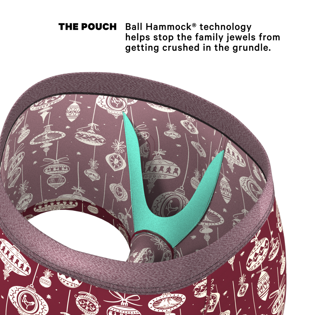 The Well Hung | Naughty Ornament Ball Hammock® Pouch Trunks Underwear - Shinesty