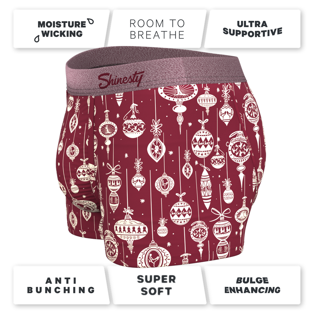 The Well Hung | Naughty Ornament Ball Hammock® Pouch Trunks Underwear - Shinesty