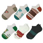 The Western Five | Heel Hammock™ Ankle Socks 6 Pack - Shinesty