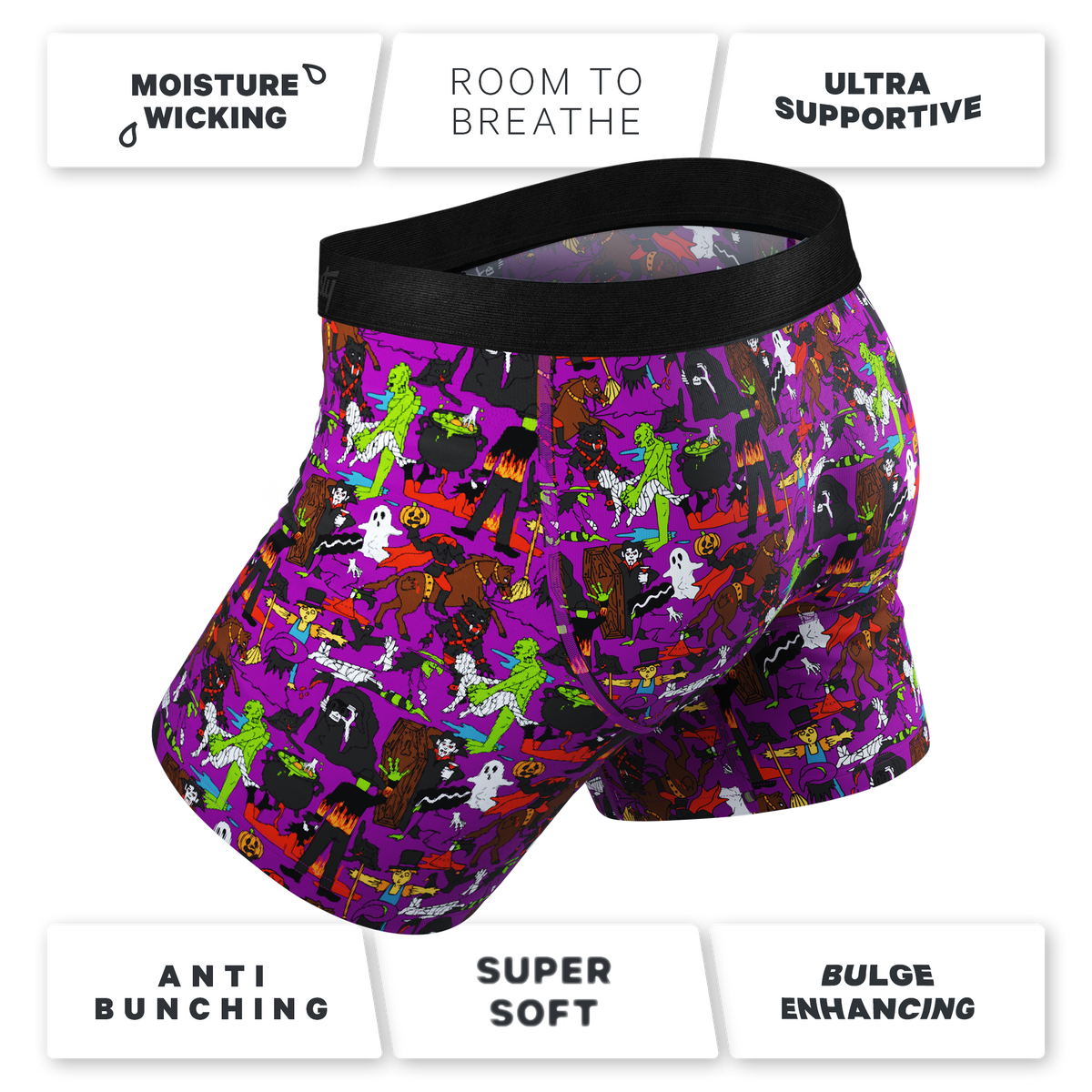 The Wet Nightmare | Halloween Characters Ball Hammock® Pouch Underwear - Shinesty