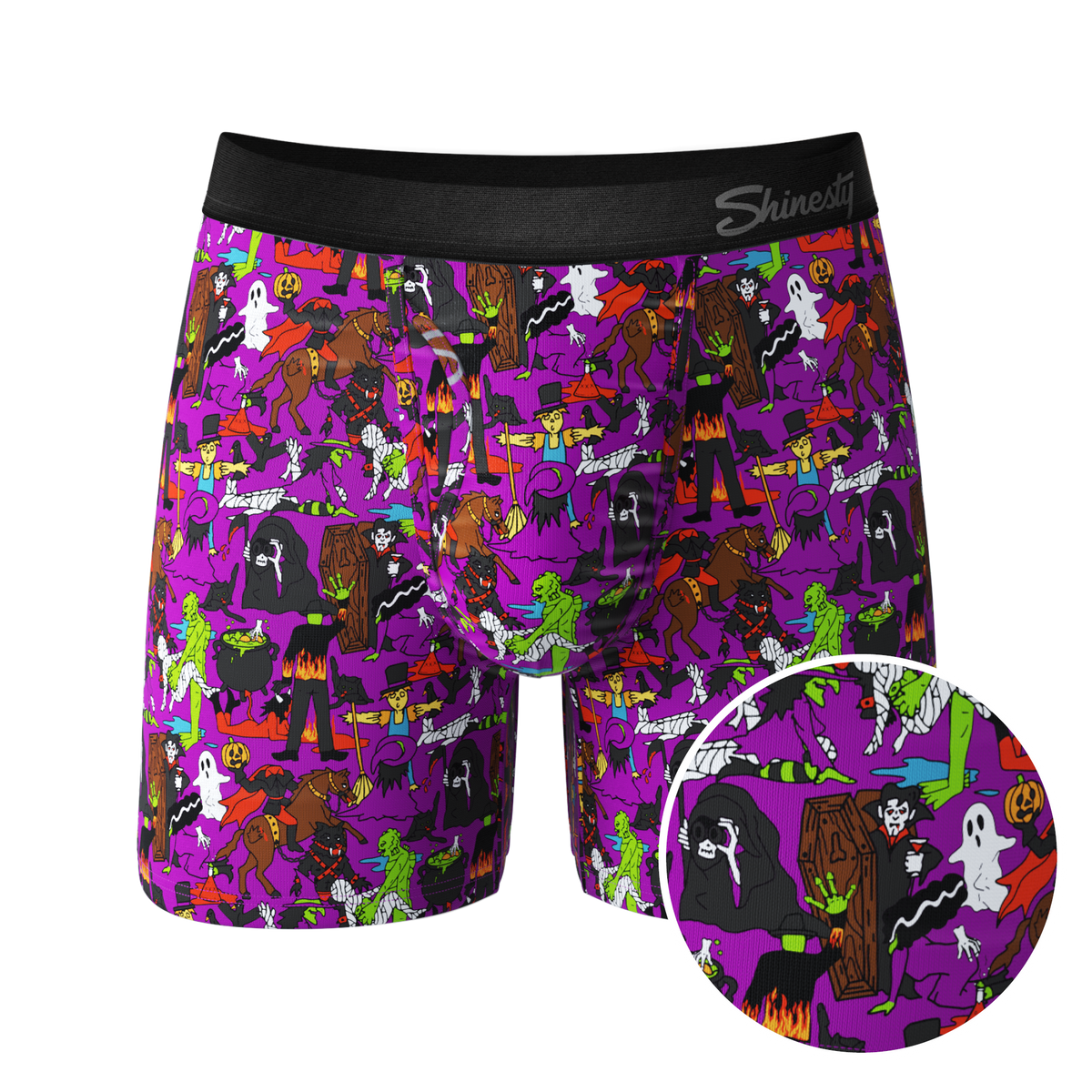 The Wet Nightmare | Halloween Characters Ball Hammock® Pouch Underwear With Fly - Shinesty