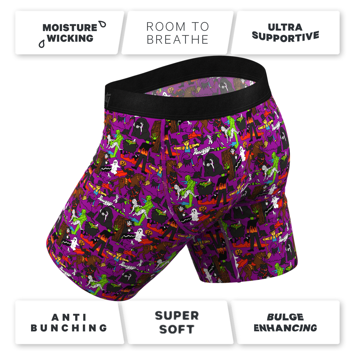 The Wet Nightmare | Halloween Characters Ball Hammock® Boxer - Long Leg - Shinesty