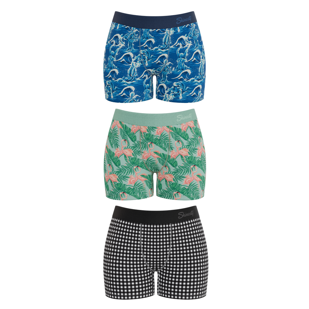 The Wet & Wild | Women’s Boxers 3 Pack - Shinesty