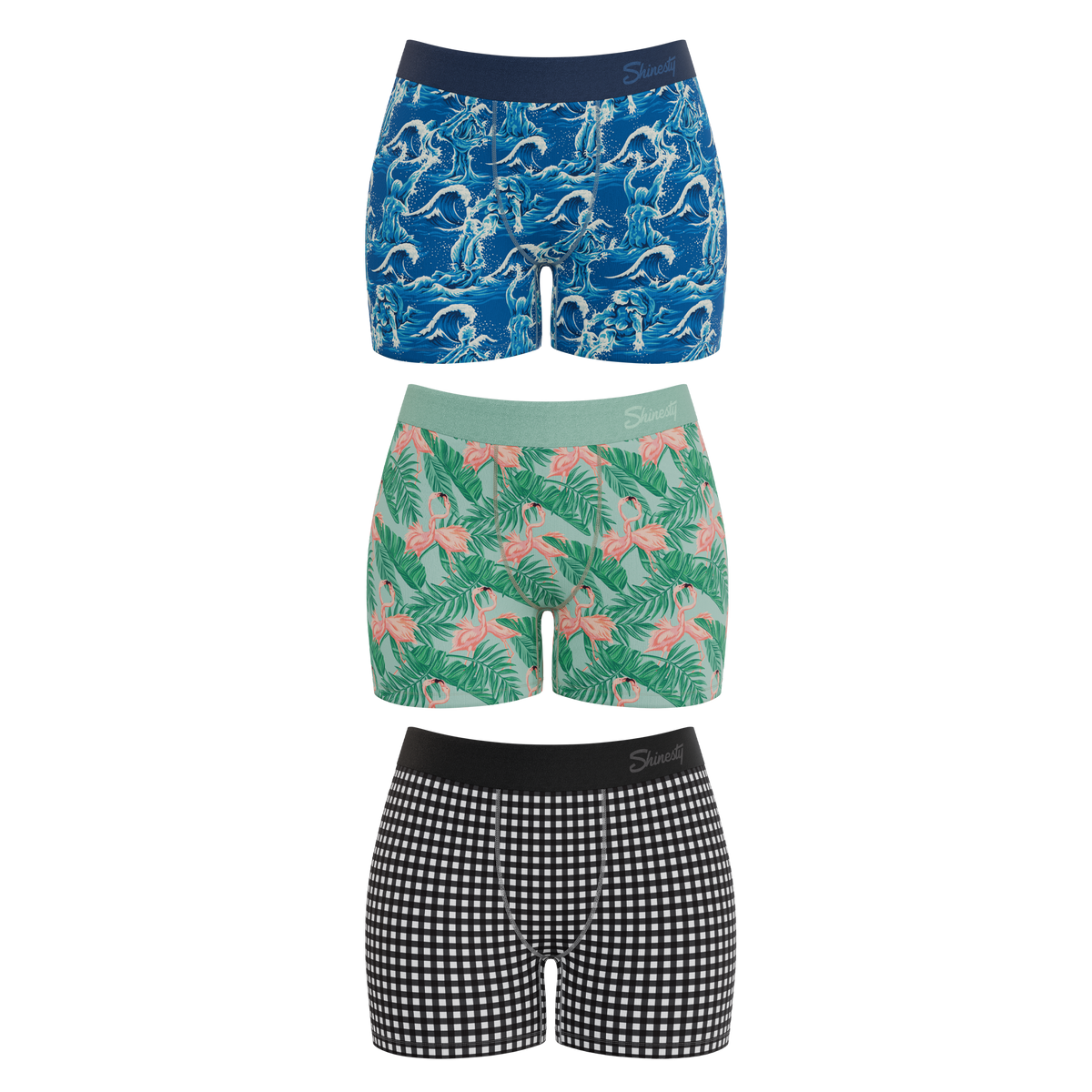 The Wet & Wild | Women’s Boxers 3 Pack - Shinesty