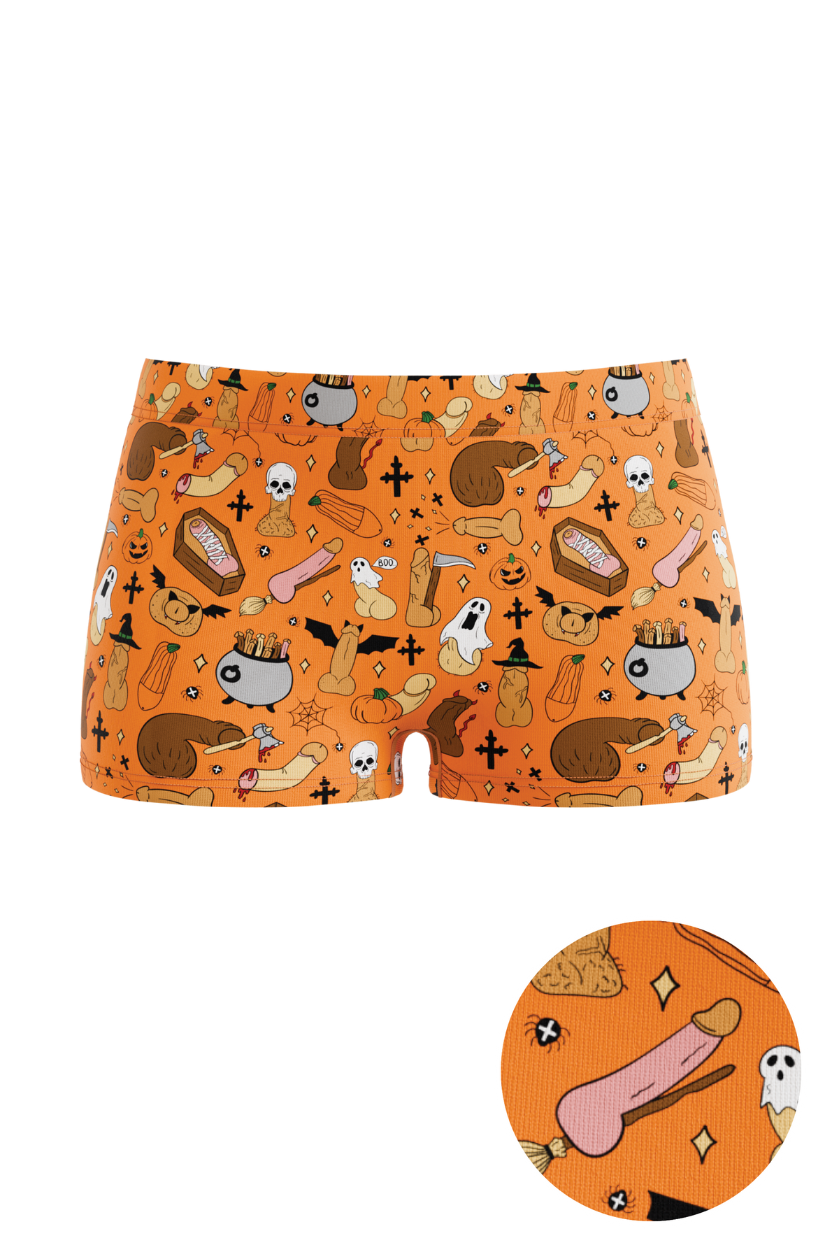 The Wicked Willy | Graphic Trick or Treat Modal Boyshort Underwear - Shinesty