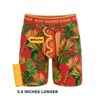The Wiener In Paradise | Shinesty X Wienerschnitzel Tropical Ball Hammock® Boxer - Long Leg - Shinesty