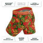 The Wiener In Paradise | Shinesty X Wienerschnitzel Tropical Ball Hammock® Boxer - Long Leg - Shinesty