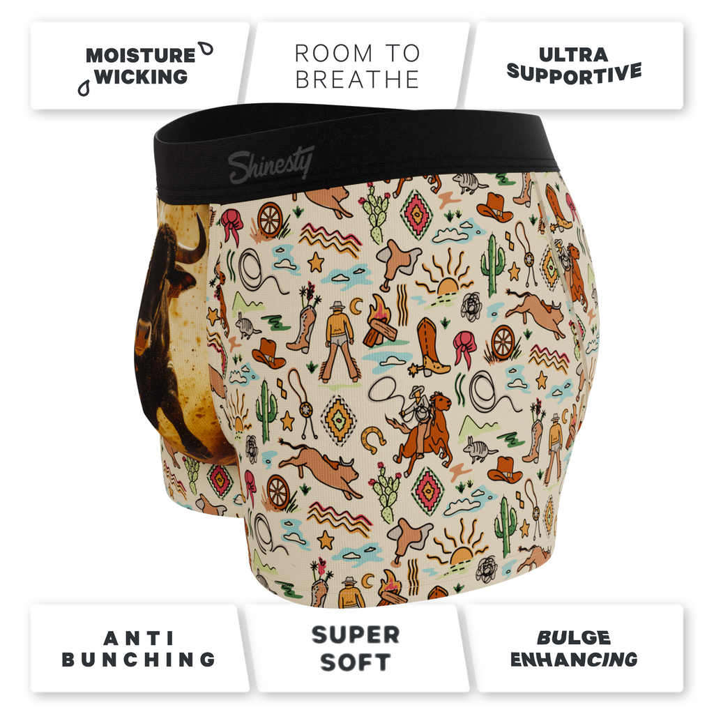 The Wild Bandit | Bull Ball Hammock® Pouch Trunks Underwear - Shinesty