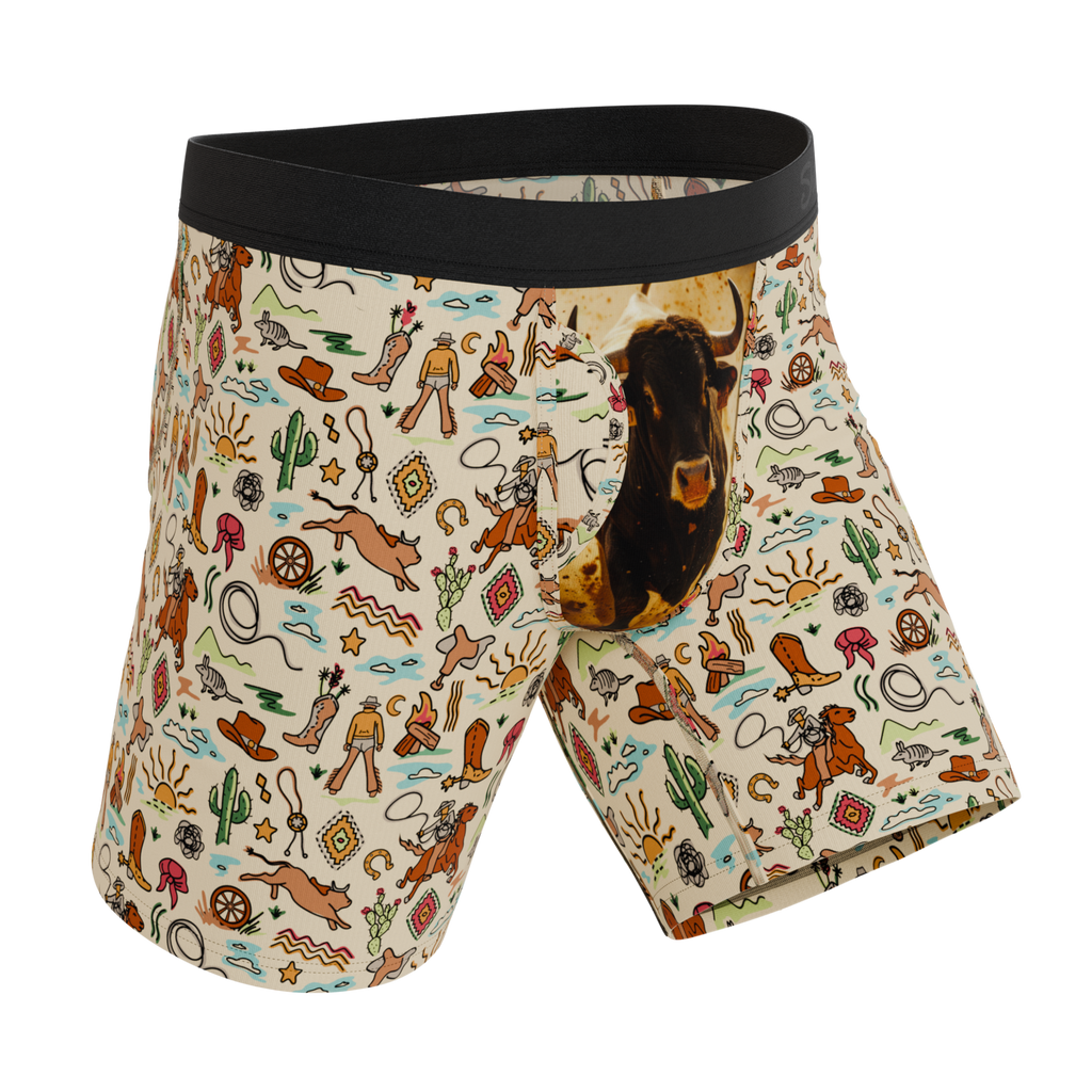 The Wild Bandit | Bull Ball Hammock® Boxer - Long Leg - Shinesty
