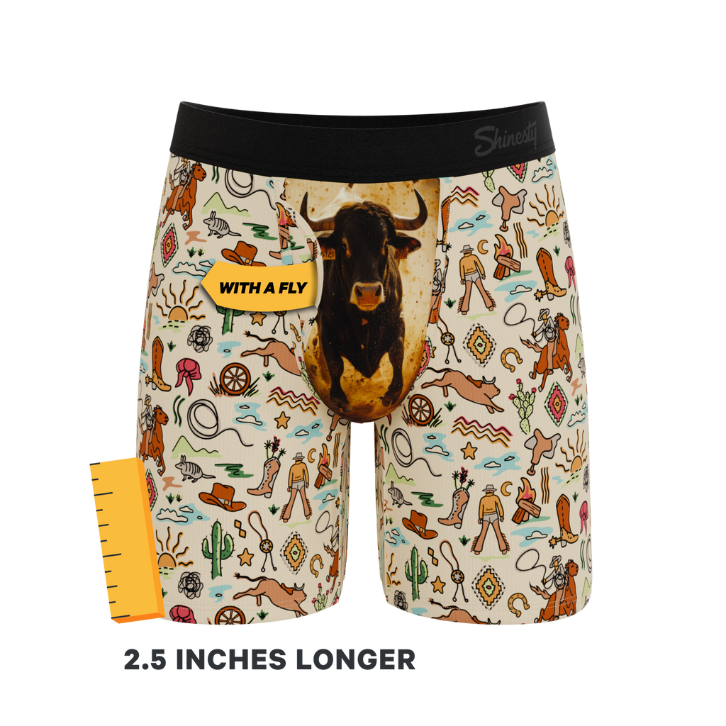 The Wild Bandit | Bull Ball Hammock® Boxer - Long Leg - Shinesty