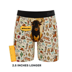 The Wild Bandit | Bull Ball Hammock® Boxer - Long Leg - Shinesty