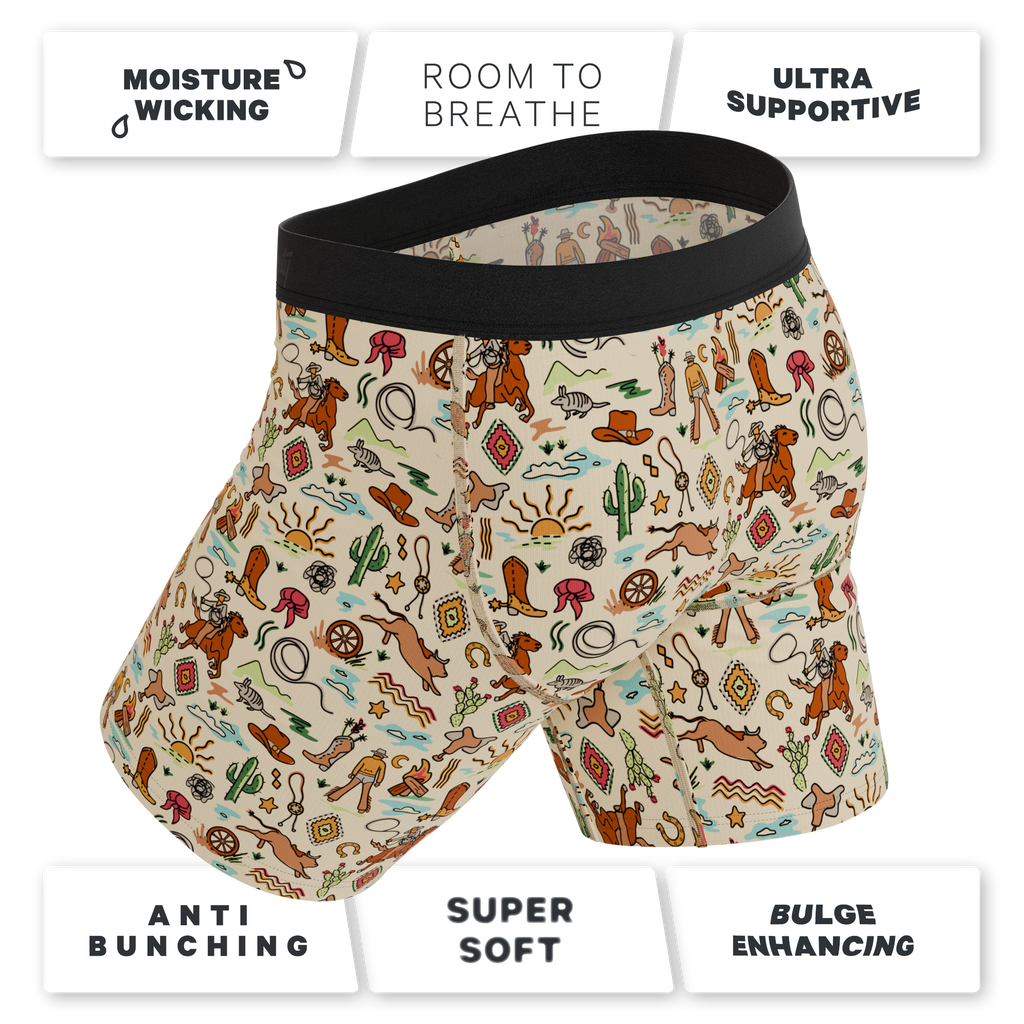 The Wild Bandit | Bull Ball Hammock® Boxer - Long Leg - Shinesty