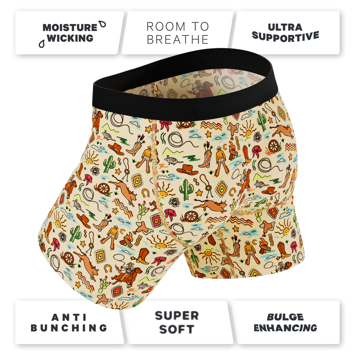 The Wild Bandit | Bull Ball Hammock® Pouch Underwear - Shinesty