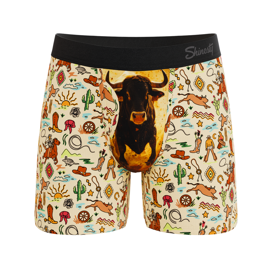 The Wild Bandit | Bull Ball Hammock® Pouch Underwear With Fly - Shinesty