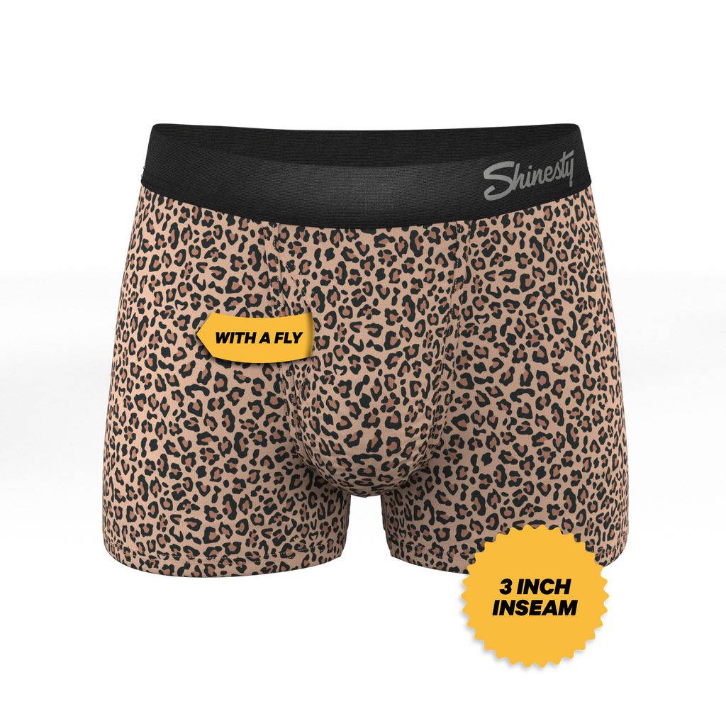 The Wild Cat | Leopard Print Ball Hammock® Pouch Trunks Underwear - Shinesty