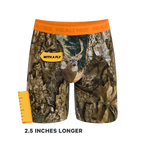 The Wild Game | Realtree x Shinesty Neon Orange Ball Hammock® Boxer - Long Leg - Shinesty