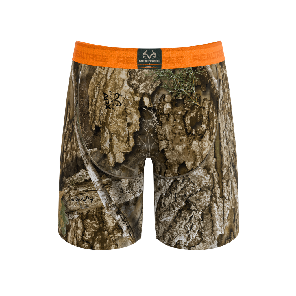 The Wild Game | Realtree x Shinesty Neon Orange Ball Hammock® Boxer - Long Leg - Shinesty
