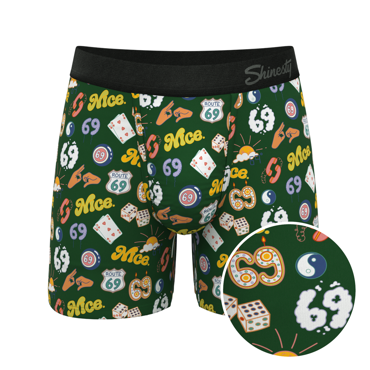 The Wine Dine & 69 | Route 69 Ball Hammock® Pouch Underwear - Shinesty