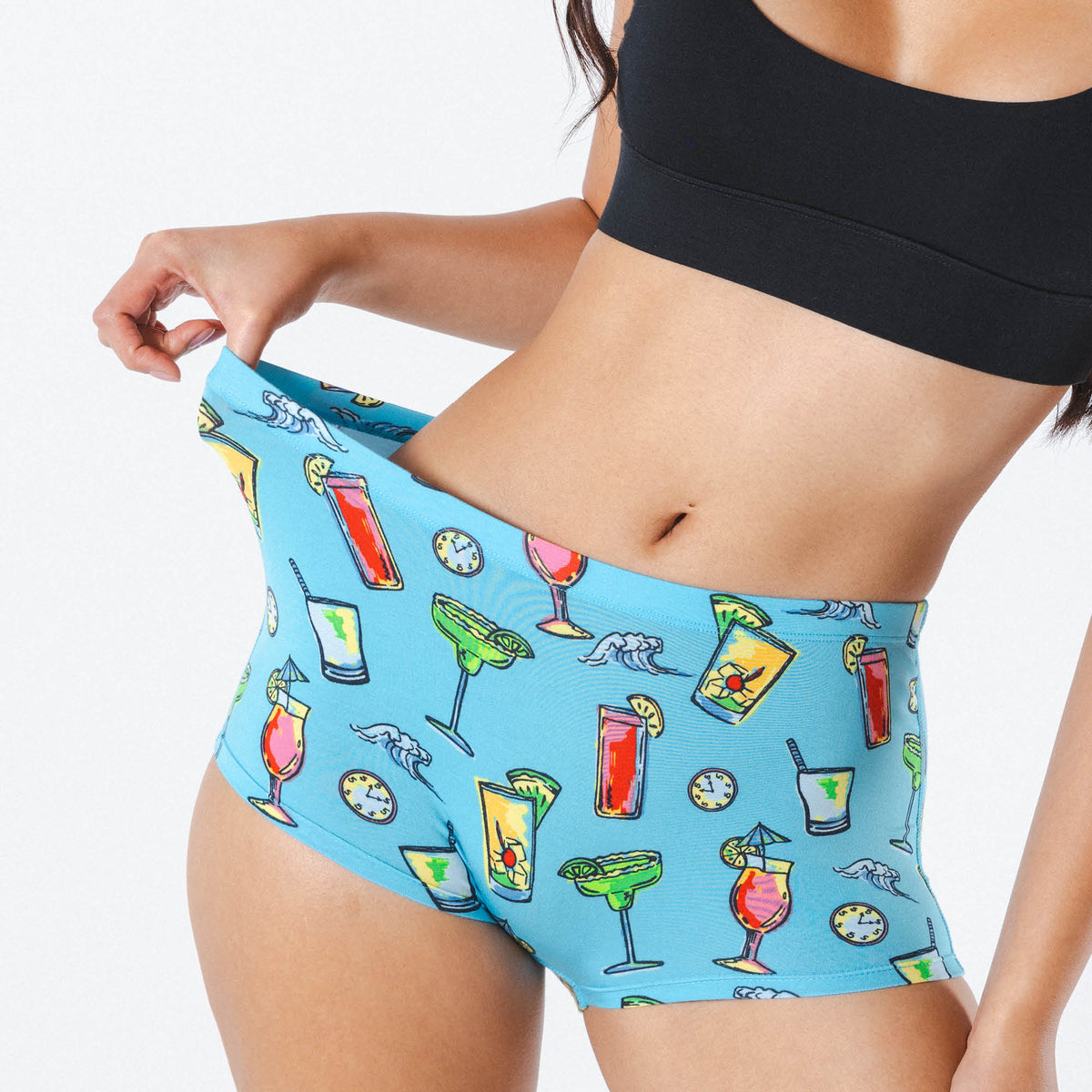 The Cocktail Hour | Shinesty x Margaritaville® Modal Boyshort Underwear - Shinesty