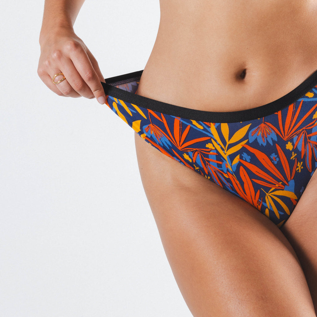 The San Diego Sunrise | Tropical Foliage Cheeky Underwear - Shinesty