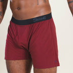 The Sommelier | Burgundy Boxers - Shinesty