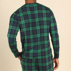 The Black Watch | Tartan Plaid SleepDeep™ Men’s Long Sleeve Pajama Shirt - Shinesty