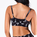 The Bare Back Bones | Glow in the Dark Skeletons Boob Hammock™ Scoop Bralette - Shinesty