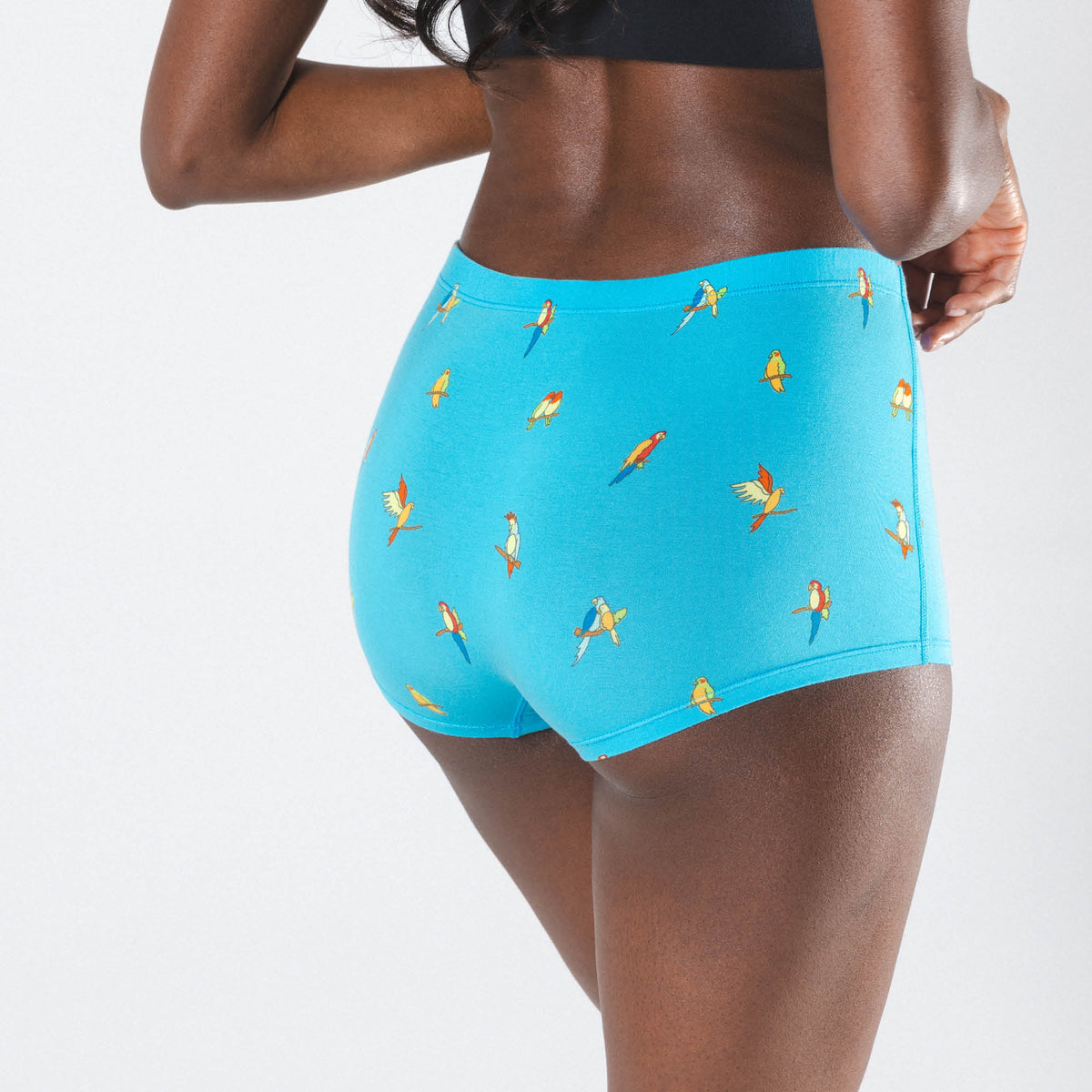 The Tweet Yourself | Parrot Modal Boyshort Underwear - Shinesty