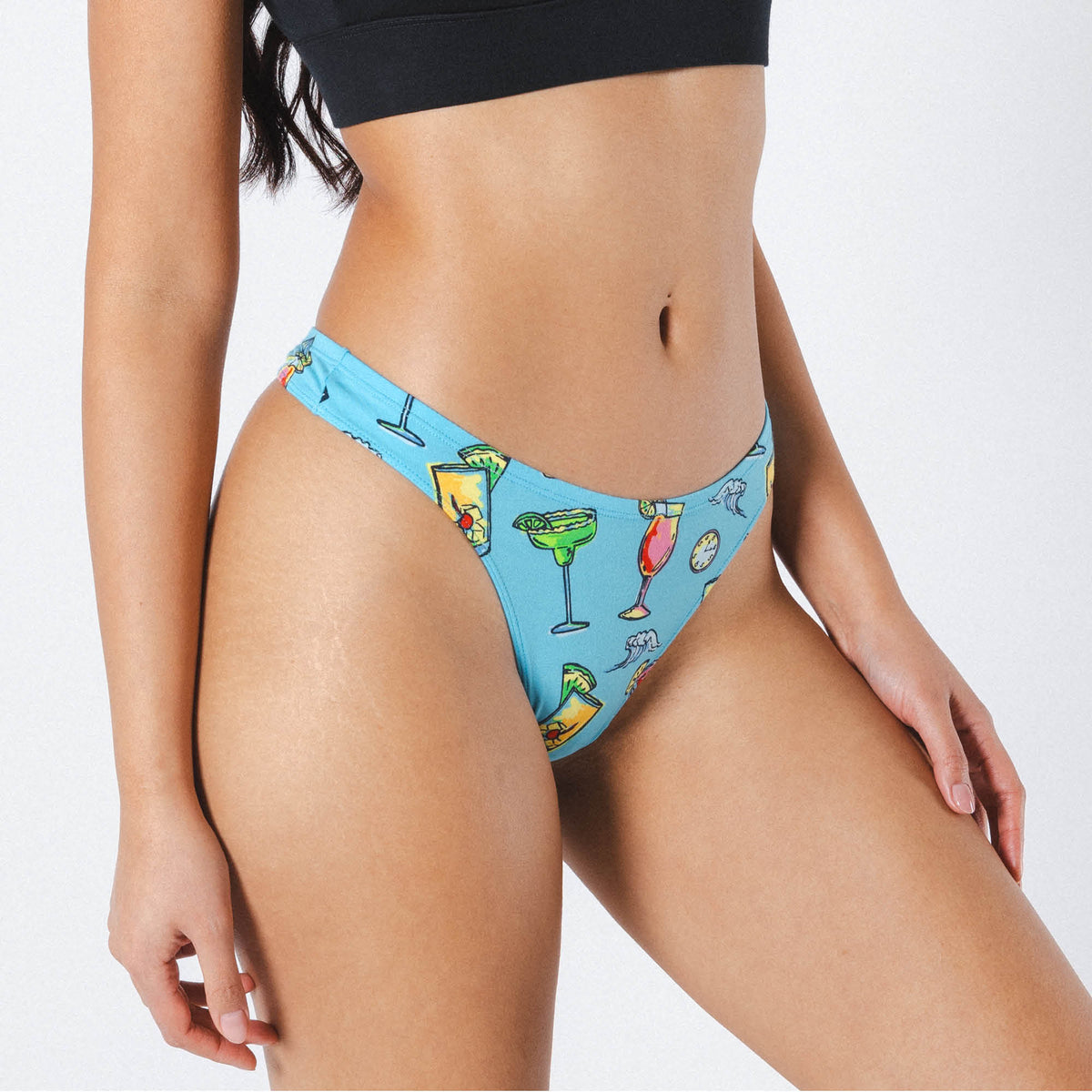 The Cocktail Hour | Shinesty x Margaritaville® MicroModal Thong - Shinesty