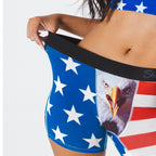 The Mascot | American Flag Women’s Boxers - Shinesty
