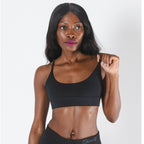 The Threat Level Midnight | Black Boob Hammock™ Scoop Bralette - Shinesty