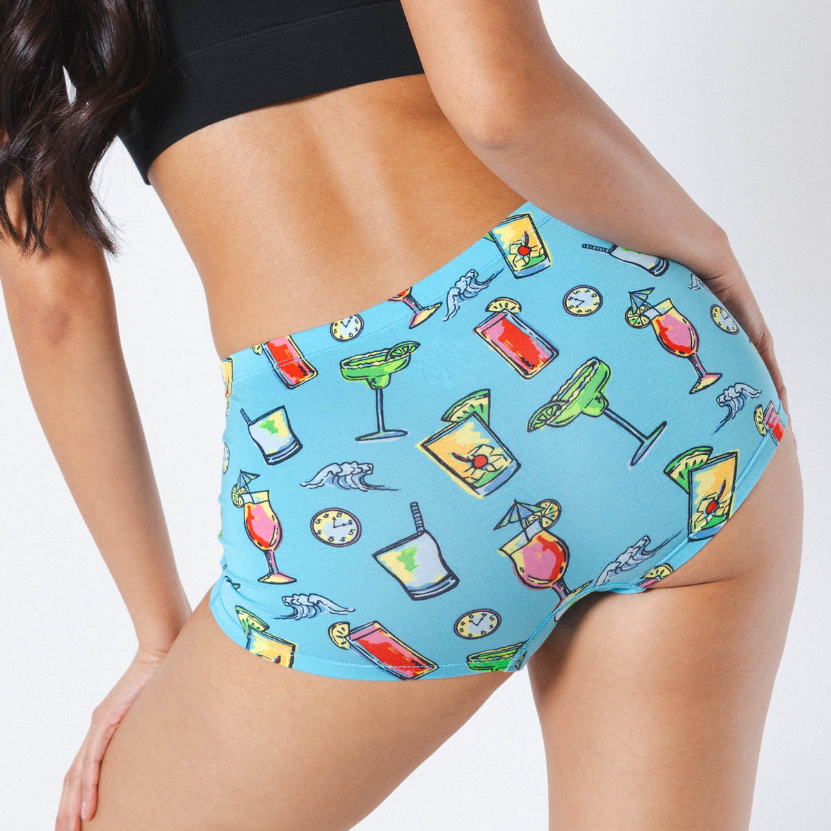 The Cocktail Hour | Shinesty x Margaritaville® Modal Boyshort Underwear - Shinesty