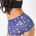 The Sensual Abduction | Alien Modal Boyshort Underwear - Shinesty