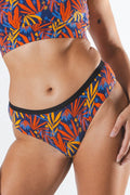 The San Diego Sunrise | Tropical Foliage Cheeky Underwear - Shinesty