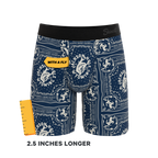 The Wrangle 'Em | Blue Bandana Shinesty x Diamond Cross Ranch Ball Hammock® Boxer - Long Leg - Shinesty