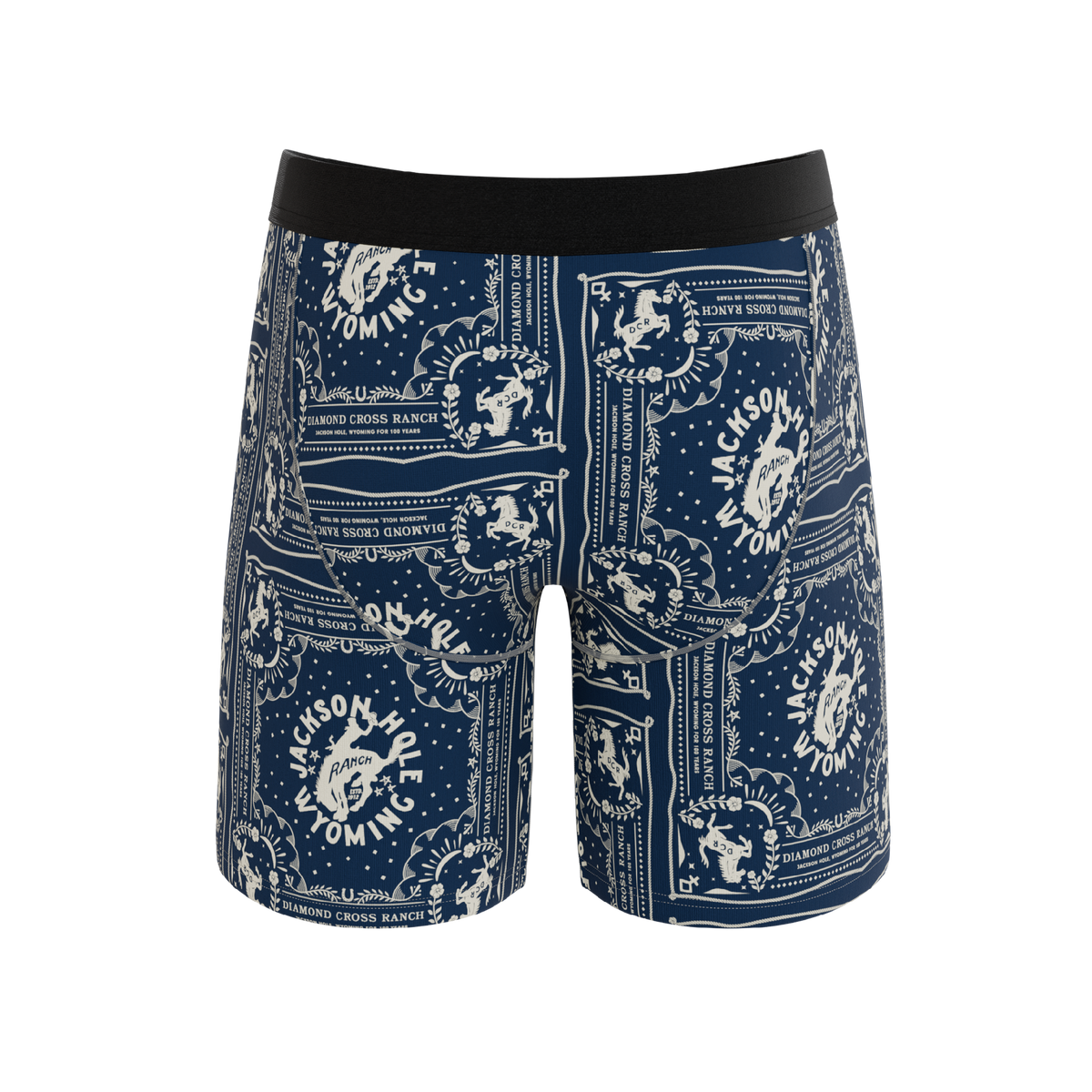 The Wrangle 'Em | Blue Bandana Shinesty x Diamond Cross Ranch Ball Hammock® Boxer - Long Leg - Shinesty