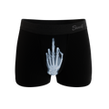 The XXX Ray | Middle Finger X Ray Ball Hammock® Pouch Trunks Underwear - Shinesty