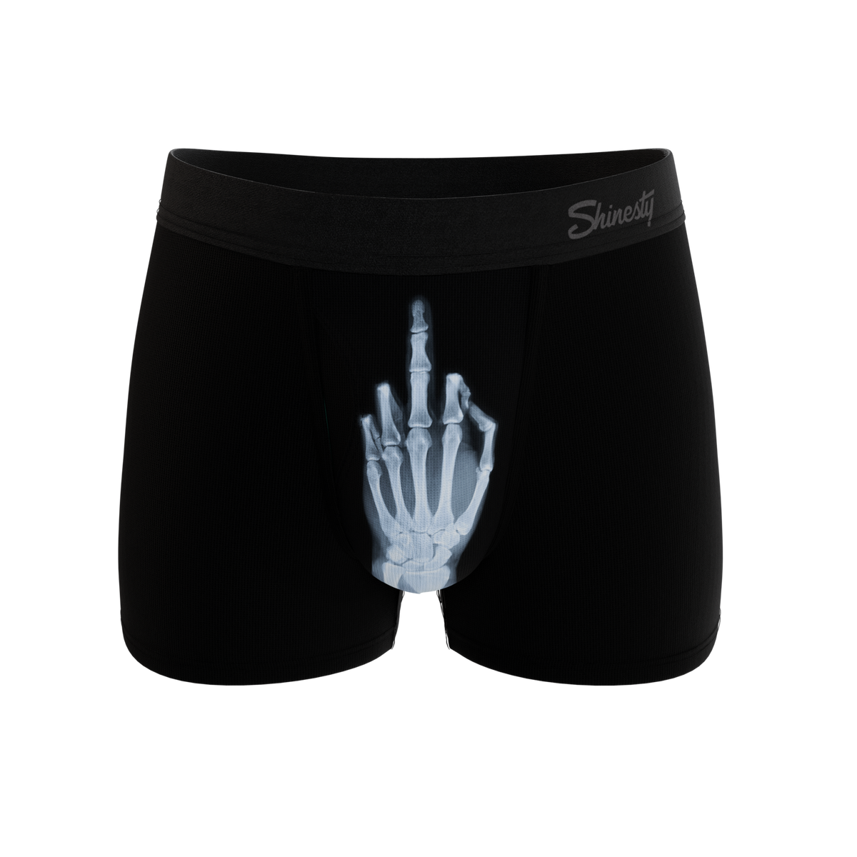 The XXX Ray | Middle Finger X Ray Ball Hammock® Pouch Trunks Underwear - Shinesty