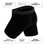 The XXX Ray | Middle Finger X Ray Ball Hammock® Boxer - Long Leg - Shinesty