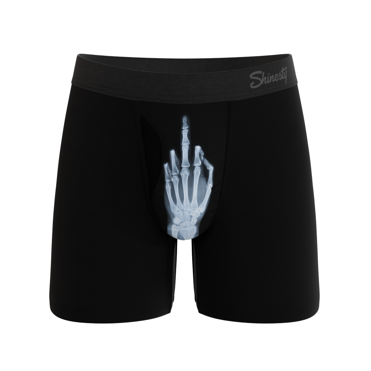 The XXX Ray | Middle Finger X Ray Ball Hammock® Magnum Big Pouch Underwear - Shinesty