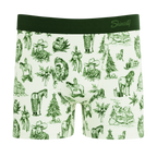 The Western Wonderland | Western Toile Youth Boxer Briefs - Shinesty
