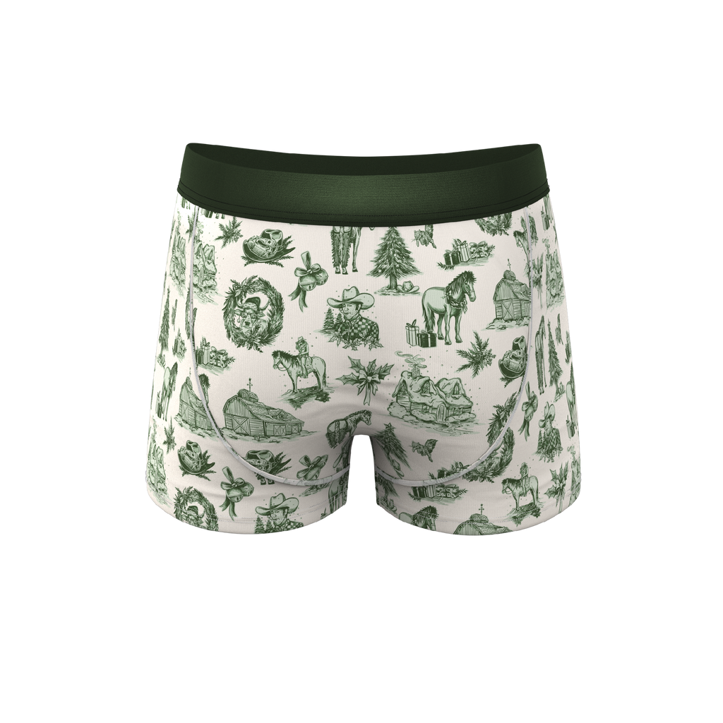 The Western Wonderland | Western Toile Ball Hammock® Pouch Trunks Underwear - Shinesty